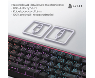 Ajazz NK68 Red Switch czarna - 1536377 - zdjęcie 8